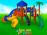 Playground Madeira Plástica MG05