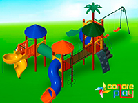 Playground Madeira Plástica MG13